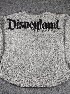 Disneyland Parks Resort Spirit Jersey Sherpa Hoodie Women’s L Plush Fleece Cozy